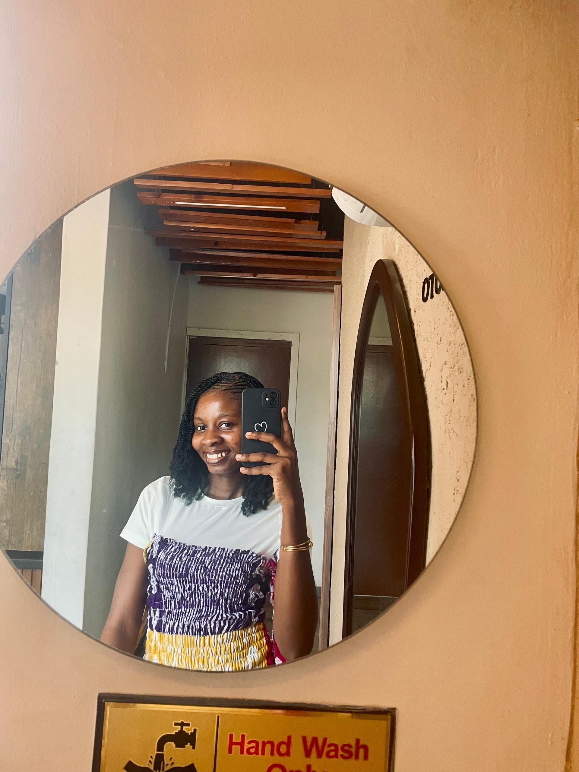 Marvelous Rose taking a mirror selfie